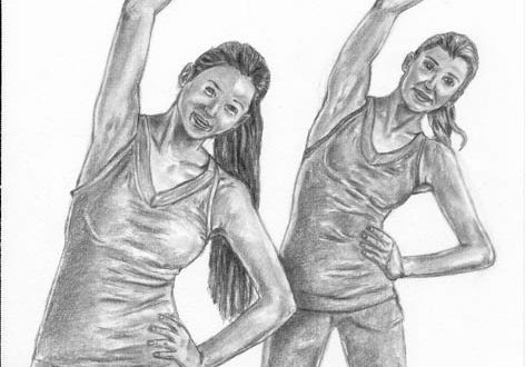 How to Draw Women Stretching  Let's Draw People